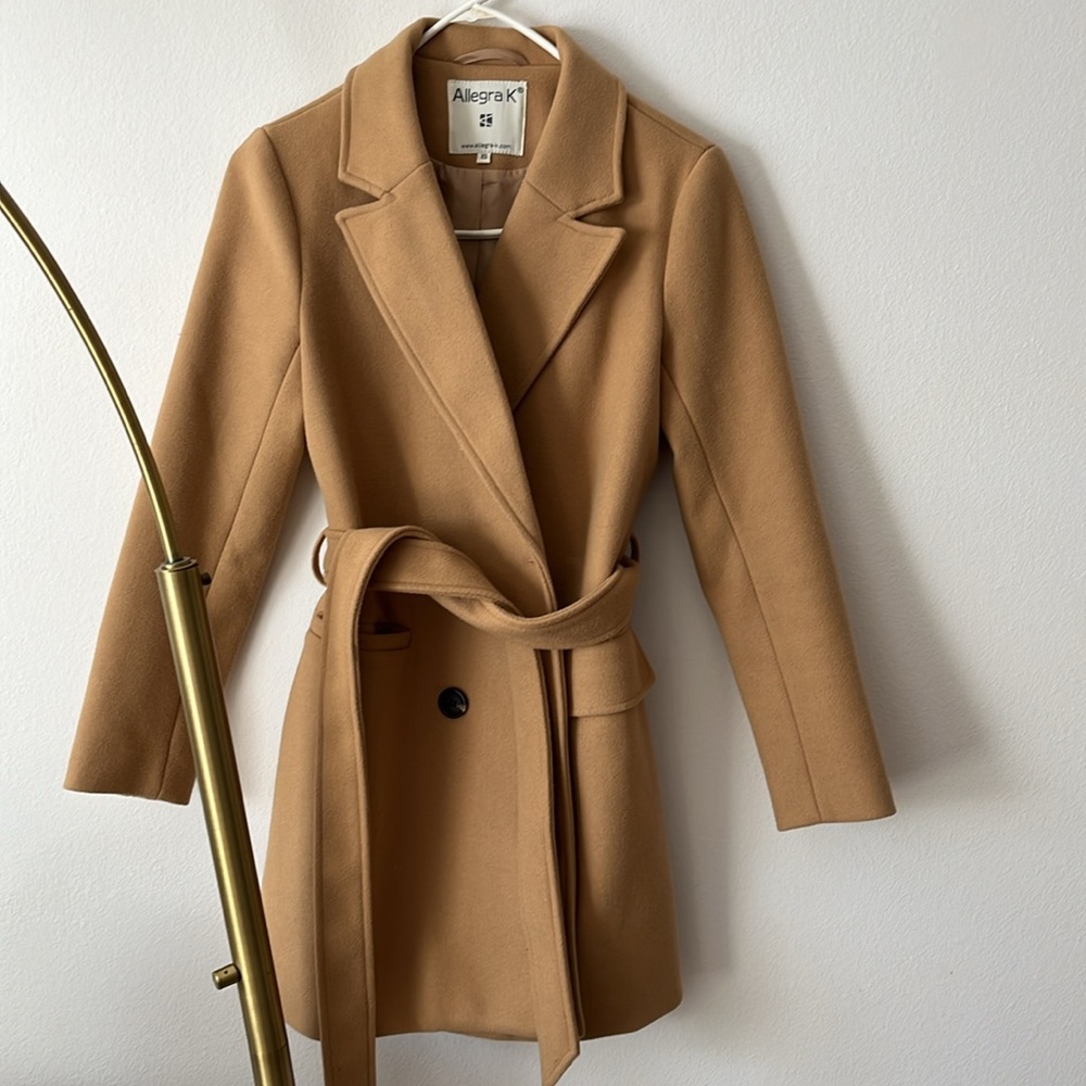 Belted trench coat camel/tan XS